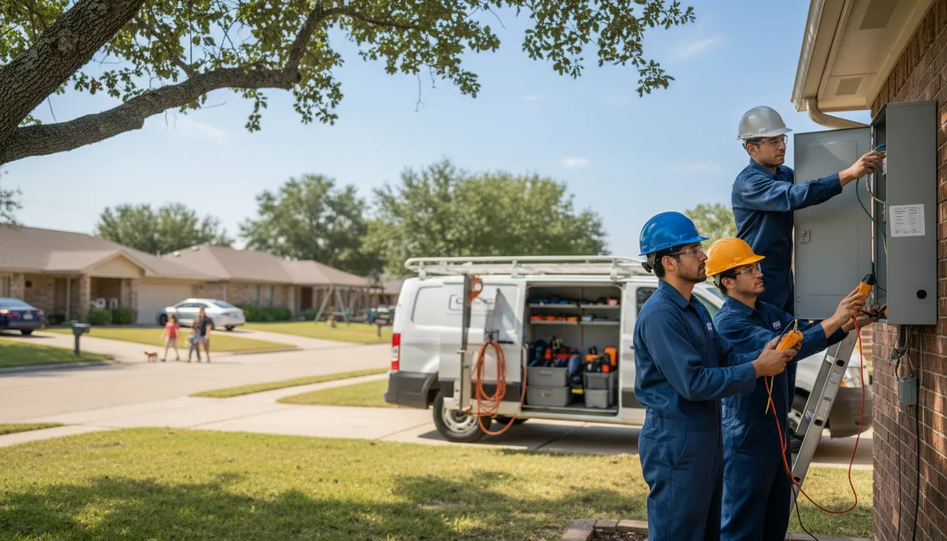 Certified electrician providing emergency electrical services in Mission, KS
